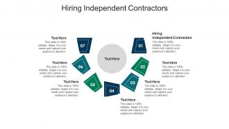 Hiring independent contractors ppt powerpoint presentation ideas diagrams cpb