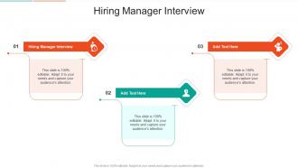 Hiring Manager Interview In Powerpoint And Google Slides Cpb