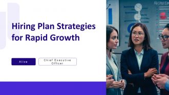 Hiring Plan Strategies For Rapid Growth PPT Template AT