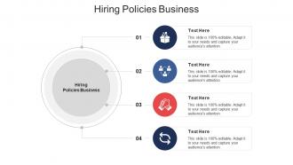 Hiring policies business ppt powerpoint presentation ideas cpb