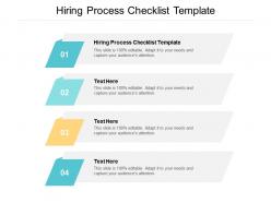 Hiring process checklist template ppt powerpoint presentation pictures infographic template cpb