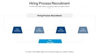 Hiring process recruitment ppt powerpoint presentation infographics graphics cpb