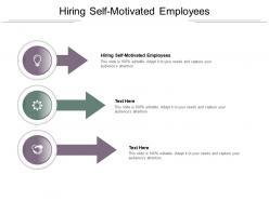 Hiring self motivated employees ppt powerpoint presentation ideas good cpb