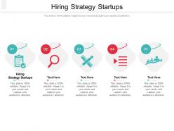 Hiring strategy startups ppt powerpoint presentation infographic template icon cpb