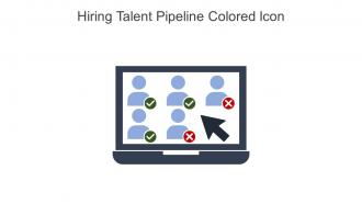 Hiring Talent Pipeline Colored Icon In Powerpoint Pptx Png And Editable Eps Format