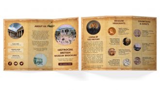 Historical Brochure Trifold