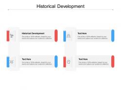 Historical development ppt powerpoint presentation slides smartart cpb