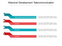 Historical development telecommunication ppt powerpoint presentation ideas infographics cpb