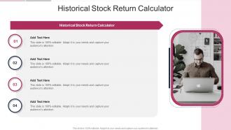 Historical Stock Return Calculator In Powerpoint And Google Slides Cpb