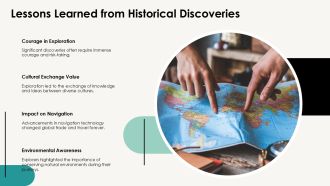Historical World Map Of Exploration PPT Mockup AT Image Attractive
