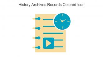 History Archives Records Colored Icon In Powerpoint Pptx Png And Editable Eps Format