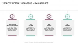 History Human Resources Development In Powerpoint And Google Slides Cpb