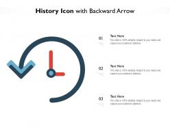 History icon with backward arrow
