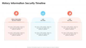 History Information Security Timeline In Powerpoint And Google Slides Cpb