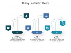 History leadership theory ppt powerpoint presentation summary graphics design cpb