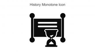 History Monotone Icon In Powerpoint Pptx Png And Editable Eps Format