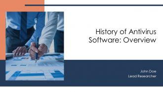History Of Antivirus Software Overview PPT Template AT