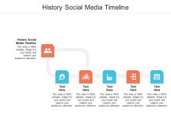 History social media timeline ppt powerpoint presentation summary show cpb