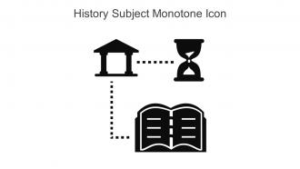 History Subject Monotone Icon In Powerpoint Pptx Png And Editable Eps Format