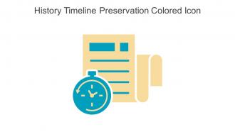 History Timeline Preservation Colored Icon In Powerpoint Pptx Png And Editable Eps Format