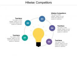Hitwise competitors ppt powerpoint presentation gallery shapes cpb
