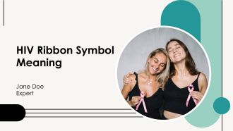 HIV Ribbon Symbol Meaning PPT Sample AT