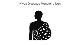 Hives Diseases Monotone Icon In Powerpoint Pptx Png And Editable Eps Format