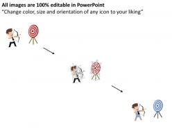 Hl hit the target diagram flat powerpoint design