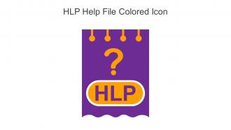HLP Help File Colored Icon In Powerpoint Pptx Png And Editable Eps Format