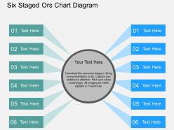 Hm six staged ors chart diagram flat powerpoint design