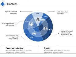 Hobbies ppt infographic template gallery