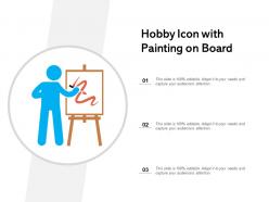 Hobby Icon With Painting On Board