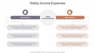 Hobby Income Expenses In Powerpoint And Google Slides Cpb