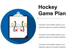 Hockey game plan