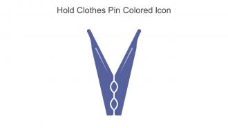 Hold Clothes Pin Colored Icon In Powerpoint Pptx Png And Editable Eps Format