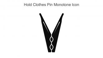 Hold Clothes Pin Monotone Icon In Powerpoint Pptx Png And Editable Eps Format