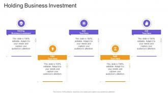 Holding business investment in powerpoint and google slides cpb