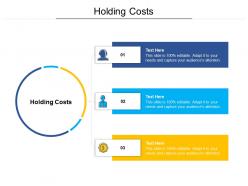 Holding costs ppt powerpoint presentation professional elements cpb