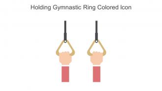 Holding Gymnastic Ring Colored Icon In Powerpoint Pptx Png And Editable Eps Format