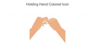 Holding Hand Colored Icon In Powerpoint Pptx Png And Editable Eps Format