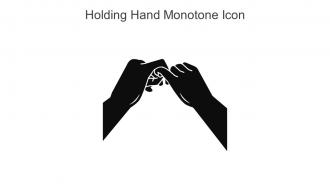 Holding Hand Monotone Icon In Powerpoint Pptx Png And Editable Eps Format