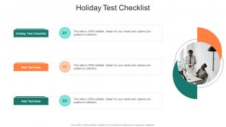 Holiday Test Checklist In Powerpoint And Google Slides Cpb