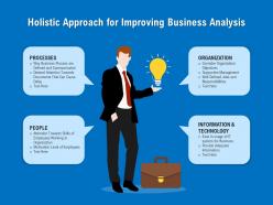 Holistic approach for improving business analysis