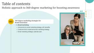Holistic Approach To 360 Degree Marketing For Boosting Awareness Complete Deck Multipurpose Impressive