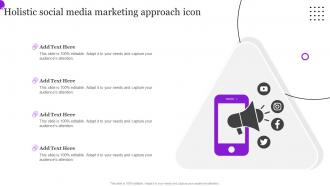 Holistic Social Media Marketing Approach Icon