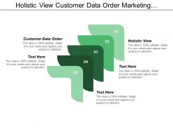 Holistic view customer data order marketing automation platform