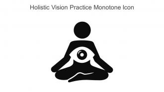 Holistic Vision Practice Monotone Icon In Powerpoint Pptx Png And Editable Eps Format