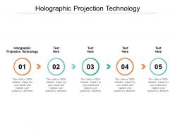 Holographic projection technology ppt powerpoint presentation professional shapes cpb