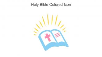 Holy Bible Colored Icon In Powerpoint Pptx Png And Editable Eps Format
