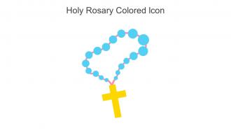 Holy Rosary Colored Icon In Powerpoint Pptx Png And Editable Eps Format